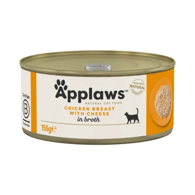 Afbeelding van Applaws natvoeding Kippenborst en kaas 156 gr.