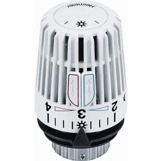 Afbeelding van Heimeier k thermostaatkop wit m30 x 1 5 met diefstal beveiliging dmv 2 inbusbouten 6040 00 500