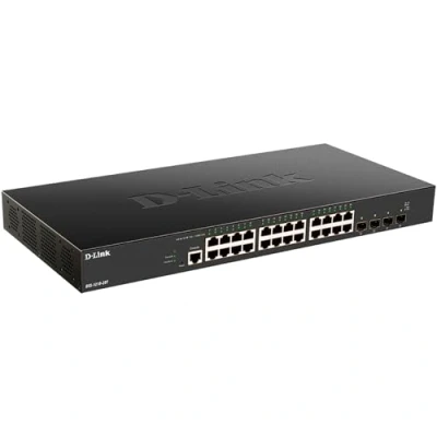 Afbeelding van D Link DXS 1210 28T, Managed, L2/L3, 10G Ethernet (100/1000/10000), Ra
