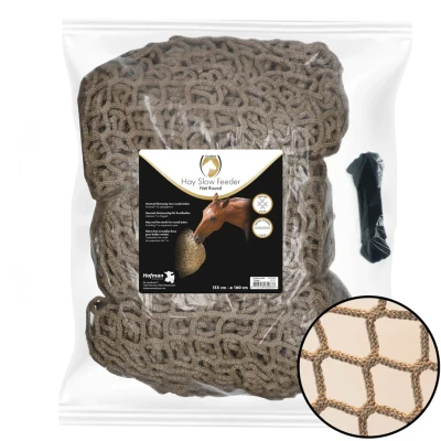 Afbeelding van Excellent Hay Slowfeeder net speciaal voor ronde baal One Size Natural