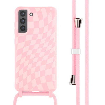 Afbeelding van Samsung Galaxy S20 Hoesje Siliconen en TPU (zacht) iMoshion Softcase/Koordhoesje/Backcover Roze Telefoonhoesje