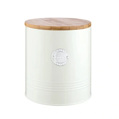 Afbeelding van Typhoon Koektrommel wit 16xH18 cm.