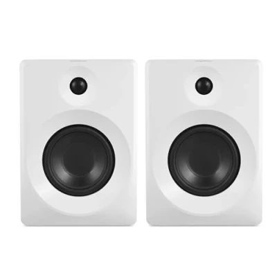 Afbeelding van Medion P61925 boekenplankluidspreker actieve &amp; passieve luidspreker 2 weg systeem Bluetooth 5.0 stereogeluid met geïntegreerde tweeter en subwoofer x 50 W RMS