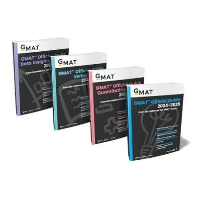 Afbeelding van GMAT Official Guide 2024 2025 Bundle: Books + Online Question Bank: / Quantitative Review Data Insights Verbal Review; Has ... Explanations; Digital Flashcards, Games