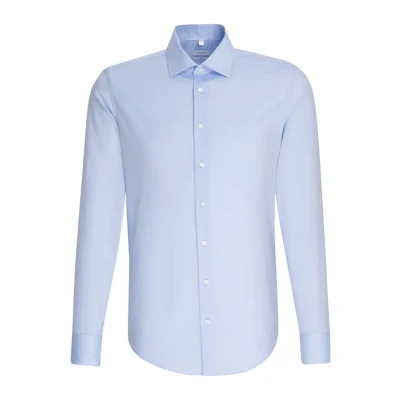 Afbeelding van Seidensticker SLIM FIT Zakelijk overhemd, Heren, Maat: 36, Blue