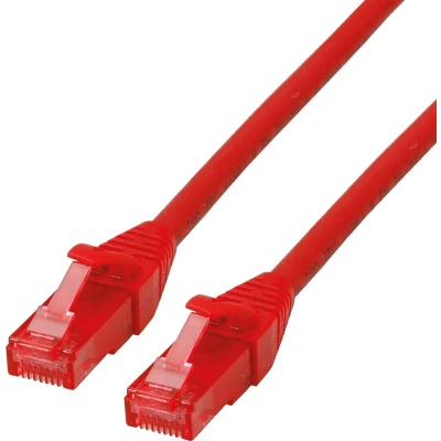 Afbeelding van ROLINE Patchkabel Cat.6 UTP, Component Level, LSOH, rood, 0,5 m