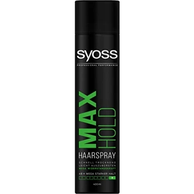 Afbeelding van Syoss Haarspray Max Hold Houd 5, mega sterk, 400 ml