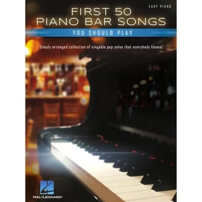 Afbeelding van First 50 Piano Bar Songs You Should Play Simply Arranged Collection of Pop Solos with Lyrics