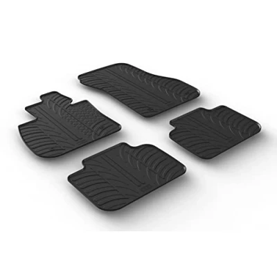Afbeelding van Gledring Rubbermatten passend voor BMW X2 F39 2/2018 (T profiel 4 delig + montageclips)