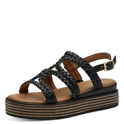 Afbeelding van Marco Tozzi Dames Sandaal 2 28700 44 001 F breedte Maat: 42 EU