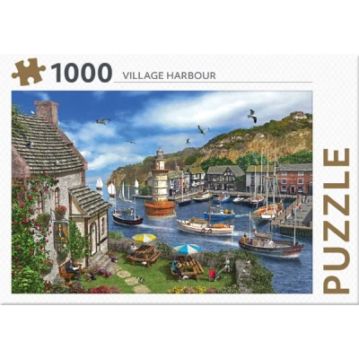Afbeelding van Rebo legpuzzel 1000 stukjes Village Harbour