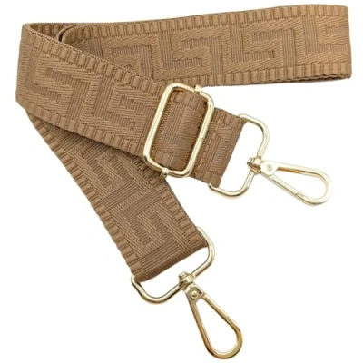 Afbeelding van Verstelbare kleurrijke schouderriem voor damestassen, donkerkaki, 80 130 cm, tasriem met gouden karabijnhaak, duurzaam, crossbody tas, gitaar, moderne tassen, accessoires, 3,8 1316