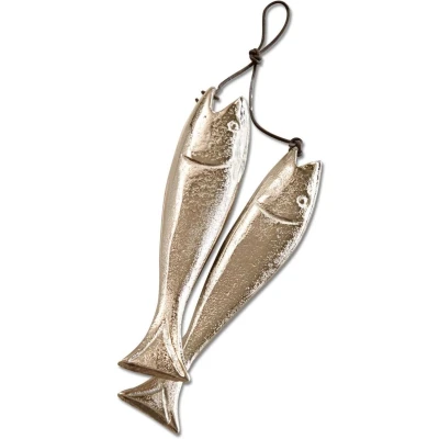 Afbeelding van LOBERON Siervis set van 2 Sardine&#039;s zilverkleurig