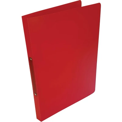 Afbeelding van Alpha Ringmap, Voor Ft A4, Uit Pp, 2 Ringen Van 16 Mm, Transparant Rood Ringmap