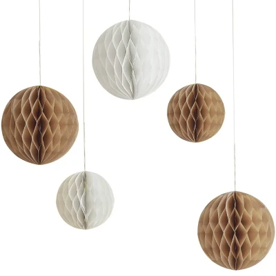 Afbeelding van Bruin &amp; Creme 5 stuks
