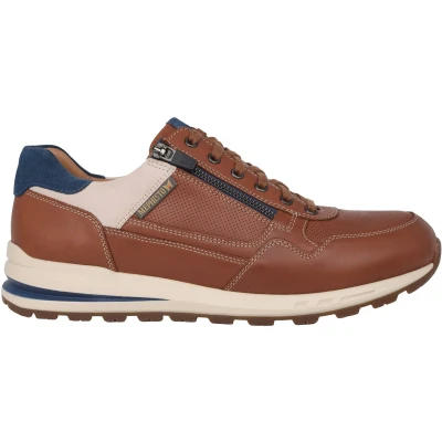 Afbeelding van Mephisto Bradley heren sneaker bruin maat 47 (EU) 12 (UK)