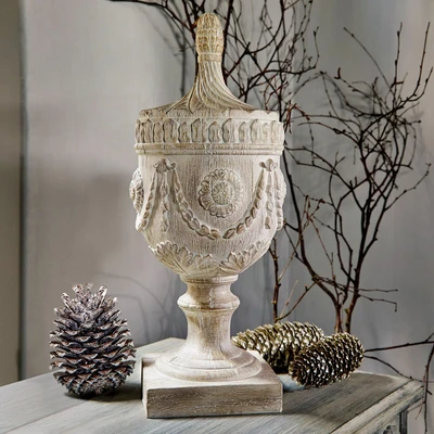 Afbeelding van LOBERON Decoratie object Licia antiekbeige