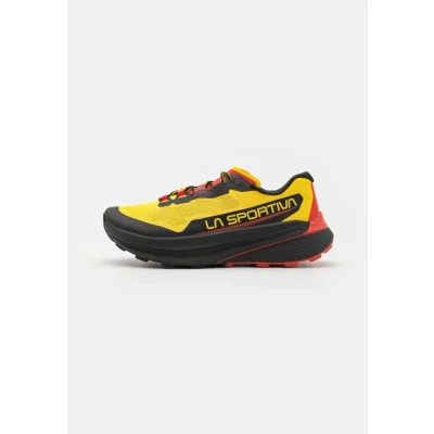 Afbeelding van La Sportiva Prodigio Trail hardloopschoenen, Heren, Maat: 44.5, Yellow/black Kunststof/ textiel