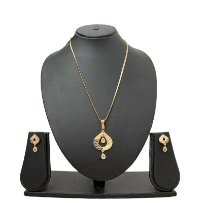 Afbeelding van N3 Collecties Vergulde sieraden set met oorbellen voor vrouwen