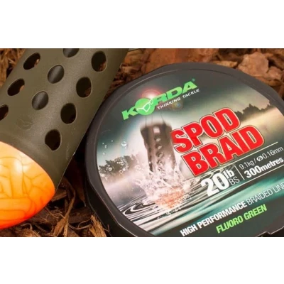 Afbeelding van Korda Spod Braid Fluoro Green (300m) 20lb 9.1kg 0.16mm