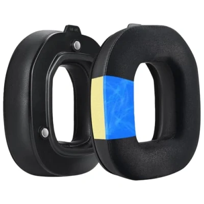 Afbeelding van Vervangende Oorkussens voor Logitech G Astro A50 Gen 4 Hoofdtelefoon van MMOBIEL Cooling Gel Koptelefoon Noise Isolation Earpads Zwart