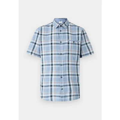 Afbeelding van TOM Tailor Checked Shirt Overhemd blue, Heren, Maat: Small, Blue