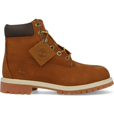 Afbeelding van Timberland Junior 6 inch Premium Boot Rust Nubuck with Honey Schoenmaat 38