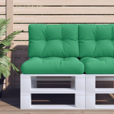 Afbeelding van Palletkussens 2 st stof groen