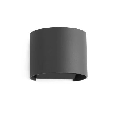 Afbeelding van Faro Lighting Sunset LED Buitenmuur Licht Donkergrijs IP54