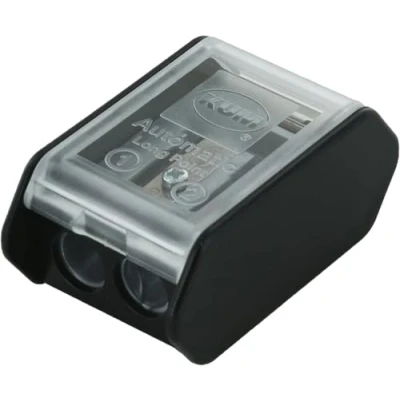 Afbeelding van KUM 1055511 Lange kegelslijper AS3, slijper met houder, incl. 2 reservemesjes, zwart, 1