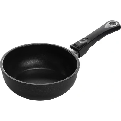 Afbeelding van AMT Gastroguss Sauteuse Ø 20 cm Inductiegeschikt Snelle opwarming Aluminium Verwijderb...