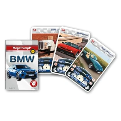 Afbeelding van Piatnik 4249 Quartett MegaTrumpf BMW, kaartspel