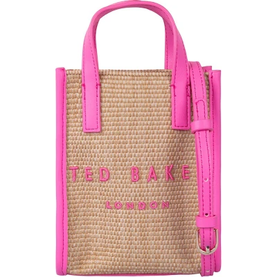 Afbeelding van Ted Baker Paulii Webbing mini icon crossbody tas Roze
