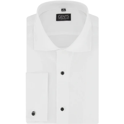Afbeelding van GENTS Smoking overhemd structuur studs XL 43/44