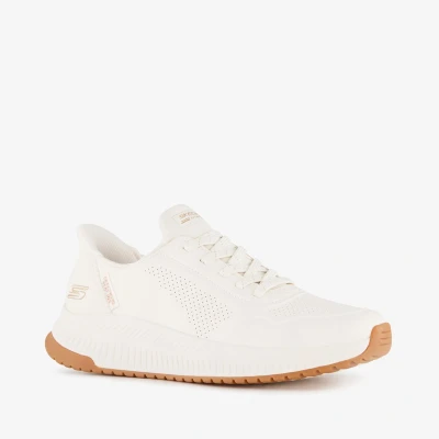 Afbeelding van Skechers Slip ins: BOBS Squad 4 dames sneakers wit Maat 42 Extra comfort Memory Foam