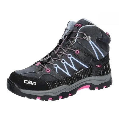 Afbeelding van CMP Kids Rigel Mid Trekking Shoes WP, Titanio Skyway, 34 uniseks kinderen, EU, Titan EU