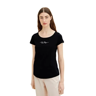 Afbeelding van TOM TAILOR Dames T shirt 1036192, 10668 Sky Captain Blue, L