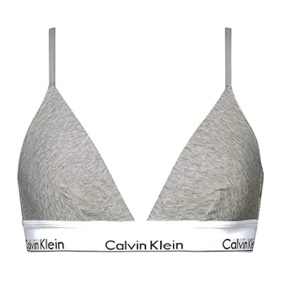 Afbeelding van Calvin Klein Underwear LGHT Lined Triangel BH, Dames, Maat: Medium, Grey heather