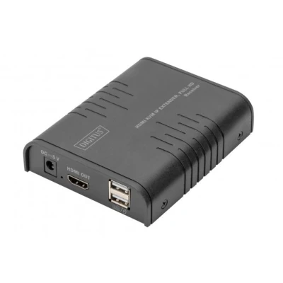 Afbeelding van DIGITUS,HDMI,KVM,IP,Extender,Ontvanger, extra eenheid,voor,DS 55529,FullHD,1080p/60Hz,HDMI,1.3,HDCP,1.4, ,Plug,&amp;,Play