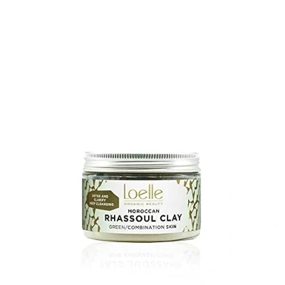 Afbeelding van Loelle Zuivere Groene Klei Poeder, Natuurlijk Tegen Acne en Mee eters, Ideaal Voor Vette &amp; Gecombineerde Huid Matterend Zuiverend Gezichtsmasker Rhassoul Gemaakt In Marokko (150g)