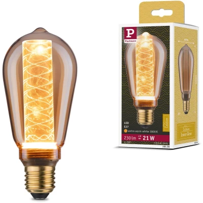Afbeelding van Paulmann 28598 LED lamp E27 4 W Goud (Ø x h) 64 mm 145 1 stuk(s)