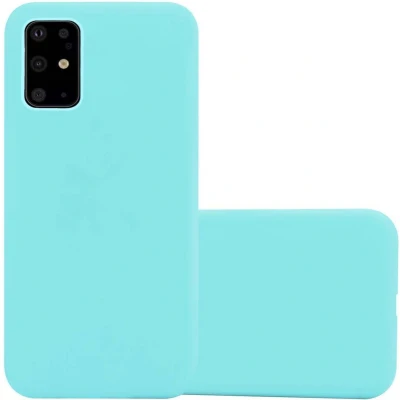 Afbeelding van Cadorabo Hoesje geschikt voor Samsung Galaxy S20 PLUS in CANDY BLAUW Beschermhoes TPU silicone Case Cover