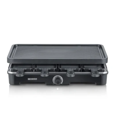 Afbeelding van Severin RG 9670 Gourmetset 8 personen Regelbare thermostaat pannetjes Zwart