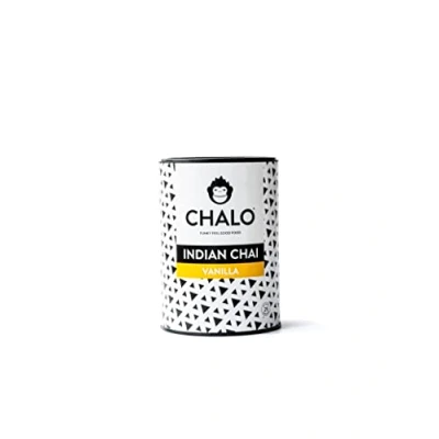 Afbeelding van CHALO Vanilla Chai Latte Indische Vegan Zwarte Assam thee 25 porties/ 300GR