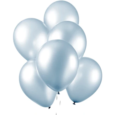 Afbeelding van Globos Ballonnen Pearl Lichtblauw 30cm, 10st.