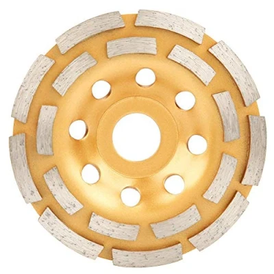 Afbeelding van diamantslijpschijf 115mm x 20mm komschijven Turbo dubbele rij voor beton graniet marmer natuursteen dekvloer, diamanten