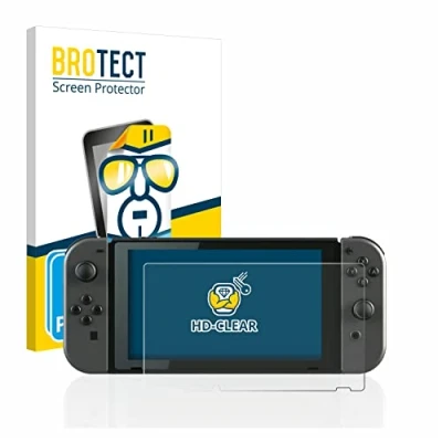Afbeelding van BROTECT (2 Stuks) Schermbeschermer voor Nintendo Switch Screen Protector Transparant