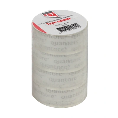 Afbeelding van Plakband Quantore 19mmx25m transparant