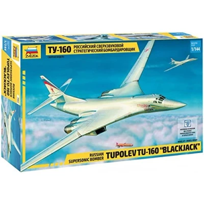 Afbeelding van Zvezda Tupolev Tu 160 Russian Strategic Bomber (Zve7002) modelbouwsets, hobbybouwspeelgoed voor kinderen, modelverf en accessoires