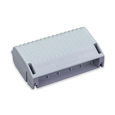 Afbeelding van WAGO Gelbox, Gelbehuizing, voor het verbinden van kabels, met gel, 221 Series, max. 6 mm² connectoren, zonder verbindingsconnectoren, maat 3, grijs, 207 1433 (2 stuks)